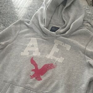 Y2K American Eagle Outfitters Light Gray Fleece